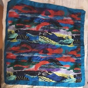 GIORGIO ARMANI | Silk Multicolor Scarf